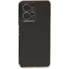 Efnaz Style Xiaomi Redmi Note 12 4g Kılıf Volet Silikon - Siyah