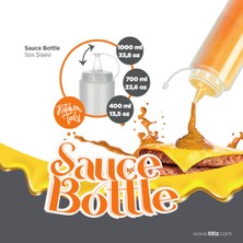 Emilahome 3 Adet 700 ml Sos Şişesi Yağ,mayonez,ketçap