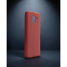 Astraltech Samsung Galaxy J6 Kılıf First Silikon - Bordo