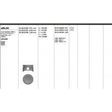 King Pıston 86.00 mm (0.50) Opel Astra F-G Vectra A-B 2.0 16V 90- X20XEV C20XE C20SEL