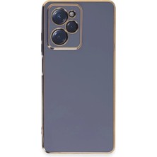 Efnaz Style Xiaomi Poco X5 Pro 5g Kılıf Volet Silikon - Mavi