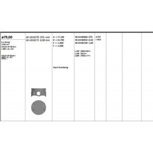 King Pıston 79.00 mm (Std) Chevrolet Cruze 1.6l 16V 10-