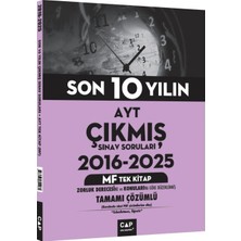 Çap Yayınları Ayt Mf Tek Kitap Son 10 Yılın Çıkmış Soruları 2016-2025