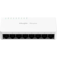 Milas Toptan Ruıjıe Reyee RG-ES08F 8 Port 10/100 Tak Çalıştır Plastik Kasa Swıtch