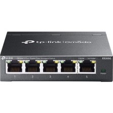 Milas Toptan Tp-Lınk Omada ES205G 5 Port Gıgabıt Yonetilebilir Metal Kasa Swıtch