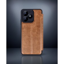 Astraltech Realme Note 50 4g Kılıf Flip Cover - Taba