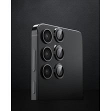 Astraltech Samsung Galaxy S25 Plus Raze Metal Kamera Lens - Siyah