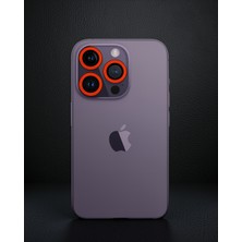 Astraltech Apple Iphone 12 Pro Neon Fosforlu Kamera Lens - Turuncu