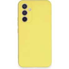 Efnaz Style Samsung Galaxy A34 5g Kılıf Nano Içi Kadife Silikon - Sarı