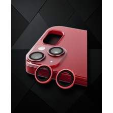 Astraltech Apple Iphone 13 Mini Raze Metal Kamera Lens - Kırmızı