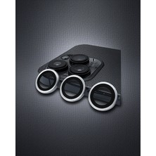 Astraltech Apple Iphone 14 Pro Max Raze Metal Kamera Lens - Gümüş