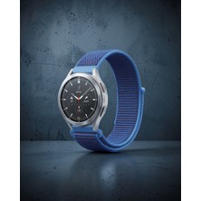 Astraltech Watch 22MM Hasırlı Cırtcırtlı Kordon - Mavi