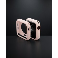 Astraltech Apple Watch 44MM Silikon Alt Kasa - Pudra