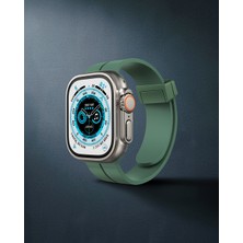 Astraltech Apple Watch 42MM KR412 Elegance Stylısh Kordon (Saat Değildir) - Koyu Yeşil