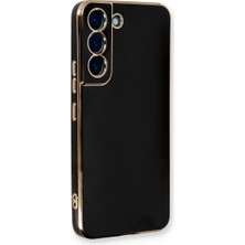 Efnaz Style Samsung Galaxy S22 Plus Kılıf Volet Silikon - Siyah