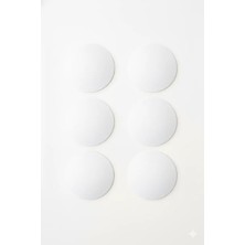 Floranova Premium Basit Seçim Konfor Rahatlık Kadın Sütyen Pedi - Göğüs Pedi 3 Çift Beyaz