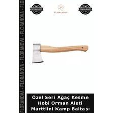Floranova Özel Seri Ağaç Kesme Hobi Orman Aleti Marttiini Kamp Baltası