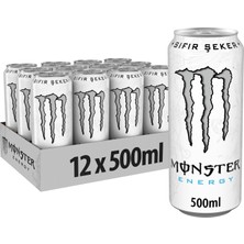 Monster Ultra Şekersiz Enerji Içeceği Kutu 12X500 ml