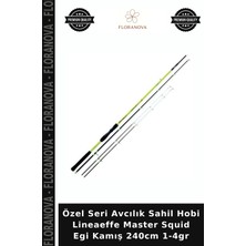 Floranova Özel Seri Avcılık Sahil Hobi Lineaeffe Master Squid Egi Kamış 240CM 1-4gr