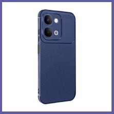 Nida Vivo Y31D Auto Focus Karbon Kapak - Lacivert Nıda