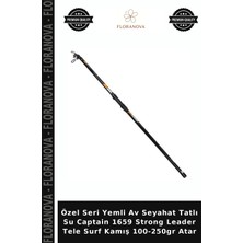 Floranova Özel Seri Yemli Av Seyahat Tatlı Su Captain 1659 Strong Leader Tele Surf Kamış 100-250GR Atar