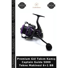 Floranova Premium Göl Takım Kamış Captain Guida 5000 Tekne Makinesi 6+1 Bb
