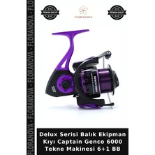 Floranova Delux Serisi Balık Ekipman Kıyı Captain Genco 6000 Tekne Makinesi 6+1 Bb