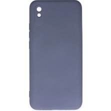 Efnaz Style Xiaomi Redmi 9A Kılıf Nano Içi Kadife Silikon - Gri