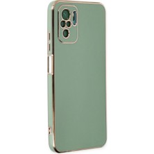 Efnaz Style Xiaomi Redmi Note 10 Kılıf Volet Silikon - Açık Yeşil