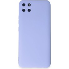Efnaz Style Realme C11 Kılıf Nano Içi Kadife Silikon - Lila