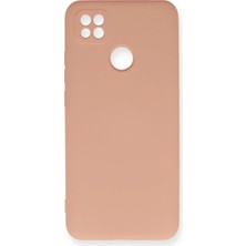 Efnaz Style Xiaomi Redmi 9c Kılıf Nano Içi Kadife Silikon - Pudra