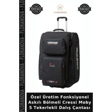 Floranova Özel Üretim Fonksiyonel Askılı Bölmeli Cressi Moby 5 Tekerlekli Dalış Çantası