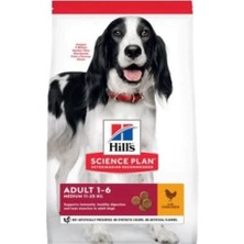 Hill's Tavuklu Orta Irk Yetişkin Köpek Maması 3 kg (Açık)