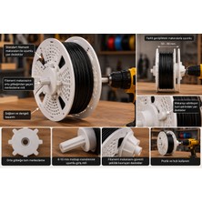Liya Gift Collection Şarjlı Matkap Uyumlu Ip Filament Misina Sarma Aparatı Makara Sarıcı