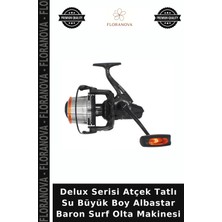 Floranova Delux Serisi Atçek Tatlı Su Büyük Boy Albastar Baron Surf Olta Makinesi