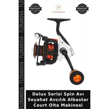 Floranova Delux Serisi Spin Avı Seyahat Avcılık Albastar Court Olta Makinesi