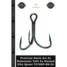 Floranova Premium Deniz Avı Av Malzemesi Tatlı Su Mustad Olta Iğnesi TG78NP-BN 6lı
