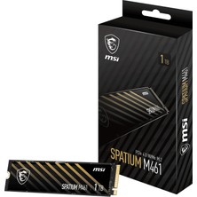 MSI Msı Spatıum M461 Pcıe 4.0 Nvme M.2 1tb
