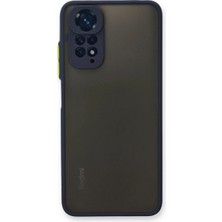 Efnaz Style Xiaomi Redmi Note 11 Kılıf Montreal Silikon Kapak - Lacivert