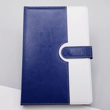 TCX Şık Çizgili Termo Deri Defter A5 Boyut 106 Yaprak SKY70730655