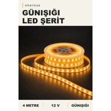 Onerous 4 M 12V Günışığı LED Şerit, Yapışkanlı