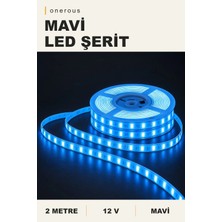 Onerous 2 M 12V Mavi LED Şerit, Yapışkanlı