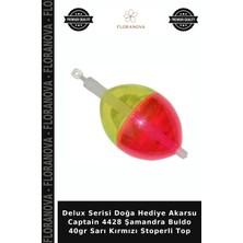 Floranova Delux Serisi Doğa Hediye Akarsu Captain 4428 Şamandra Buldo 40GR Sarı Kırmızı Stoperli Top