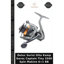 Floranova Delux Serisi Olta Kamp Gereç Captain Tiny 2500 Spin Makine 6+1 Bb