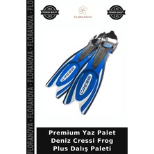 Floranova Premium Yaz Palet Deniz Cressi Frog Plus Dalış Paleti