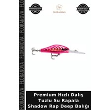 Floranova Premium Hızlı Dalış Tuzlu Su Rapala Shadow Rap Deep Balığı