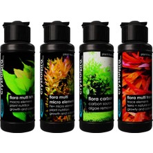 Crystalpro Flora Nutrition 4X125ML - High Tech Profesyonel Bitkili Akvaryum Tam Kapsayıcı Gübre Seti