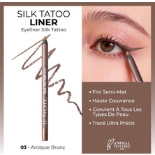 Str Store Cosmetics Silk Tattoo Liner Suya Dayanıklı Ipeksi Jel Göz Kalemi - 03 Antique Bronze