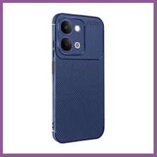 Ren.ga.renk Vivo Y31D Auto Focus Karbon Kapak - Lacivert Rengaren
