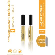 Str Store Kaş ve Kirpik Serumu Biotin Argan Vitamin B5 Içerikli Kaş Kirpik Güçlendirici Yoğun Bakım Serum 10ML